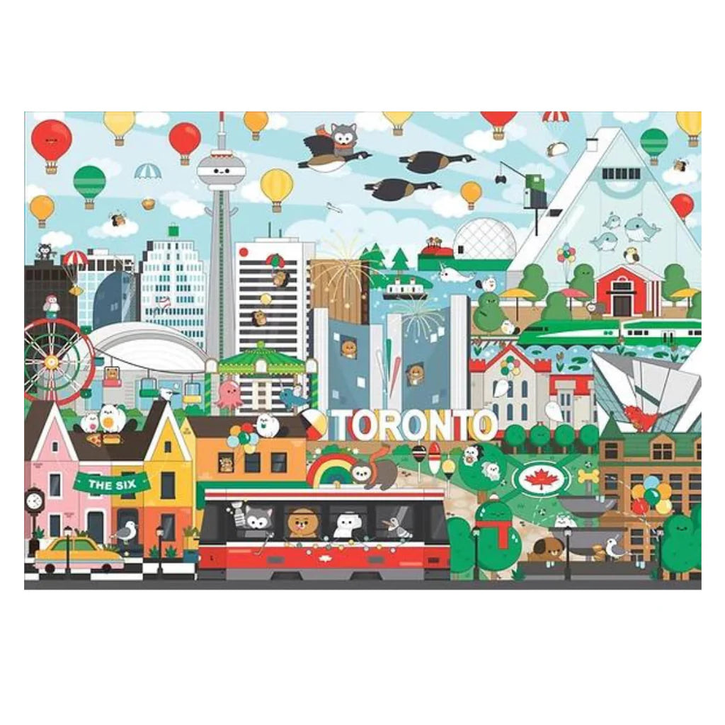 Toronto in Motion Puzzle by Arcadia Puzzles