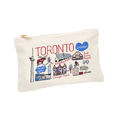 Toronto Cityscape Zip Pouch