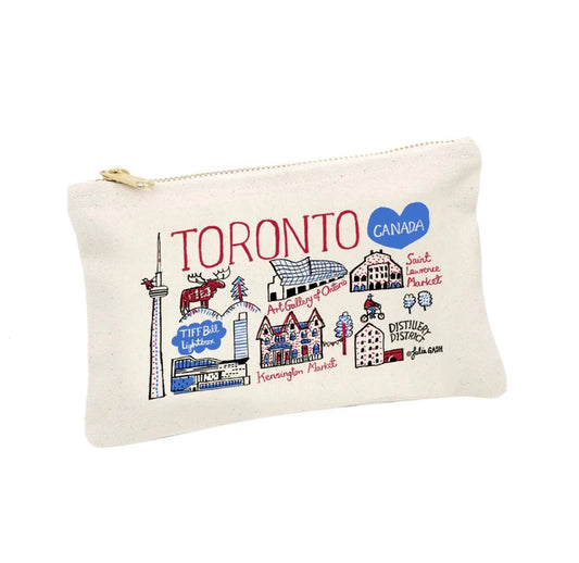 Toronto Cityscape Zip Pouch