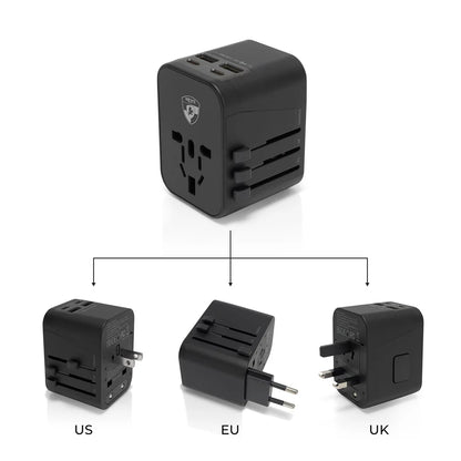 Heys - All-in-One Super ELITE® Travel Adapter - with USB