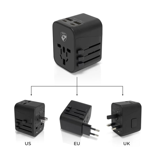 Heys - All-in-One Super ELITE® Travel Adapter - with USB