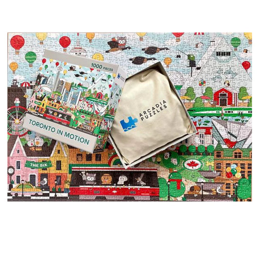 Toronto in Motion Puzzle by Arcadia Puzzles