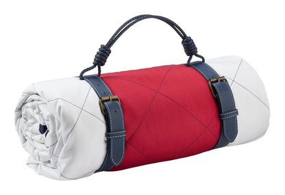 Hudson's Bay Stripes Outdoor Blanket with Carrier, Multi-Coloured
