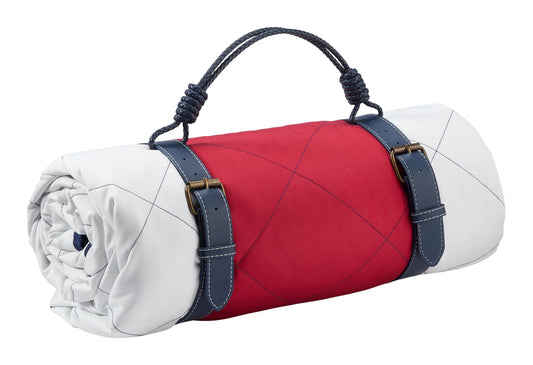 Hudson's Bay Stripes Outdoor Blanket with Carrier, Multi-Coloured