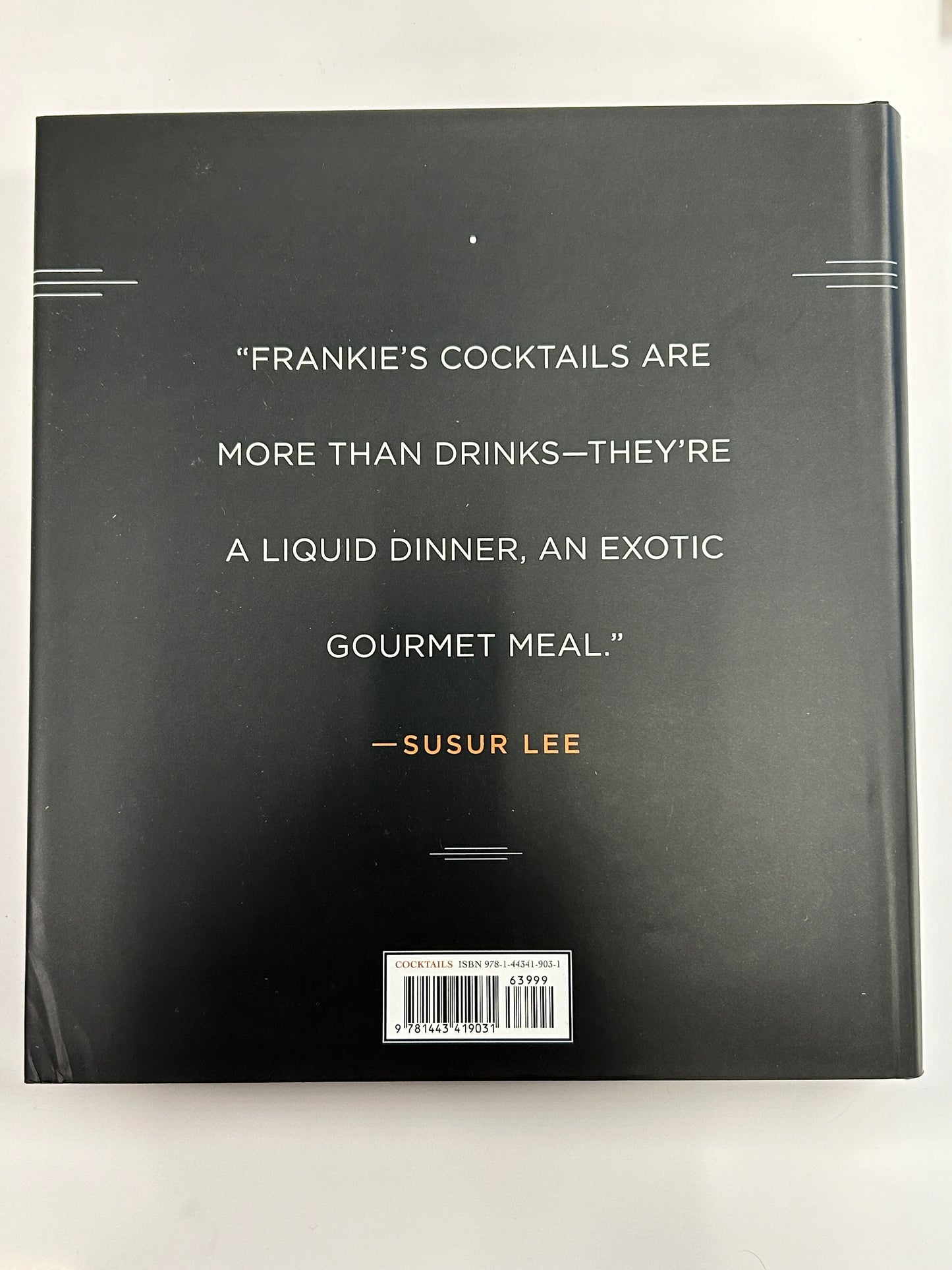 Signed Copy of The Bar Chef: A Modern Approach to Cocktails