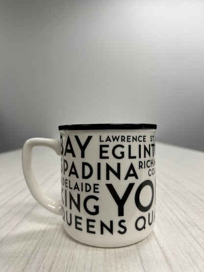 Toronto Street Names Dishcloth and Mug
