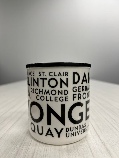 Toronto Street Names Dishcloth and Mug