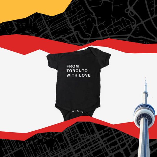 From Toronto with Love Short Sleeve Onesie