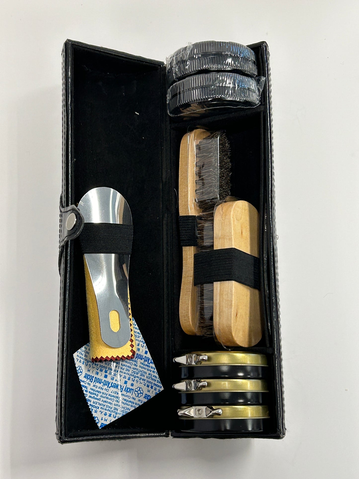 Stone and Clark: 12PC Leather Shoe Shine & Care Kit for Men & Women