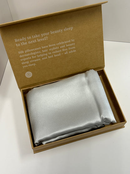 Silk And Snow: Sleep Mask & Pillowcase Bundle
