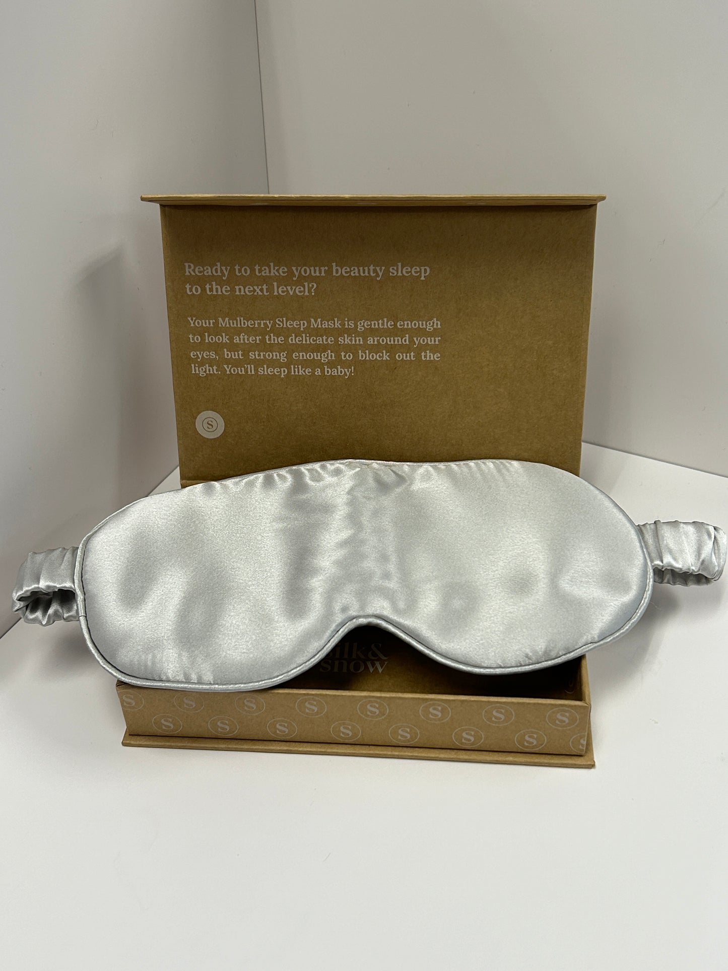 Silk And Snow: Sleep Mask & Pillowcase Bundle