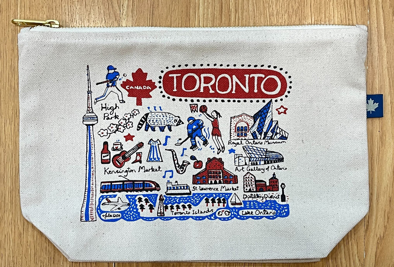 Toronto Cityscape Zip Pouch