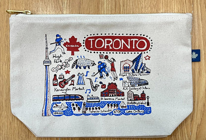Toronto Cityscape Zip Pouch